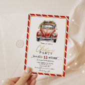 Kerstfeest Rode  Kaart Uitnodiging