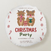 Kerstfeest rond kussen (Achterkant)