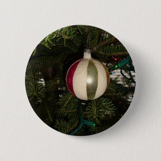kerstfeest ronde button 5,7 cm (Voorkant)