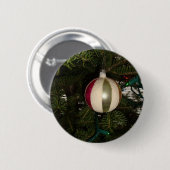 kerstfeest ronde button 5,7 cm (Voorkant /achterkant)