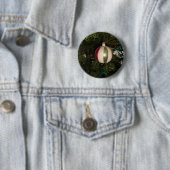 kerstfeest ronde button 5,7 cm (In situ)