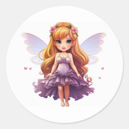 kerstfeest ronde sticker