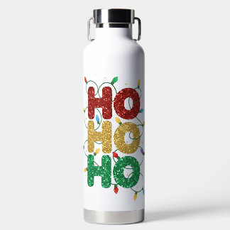 KERSTFEEST ROOD GOUD GROEN GLITTER UITZICHT HO HO  WATERFLES