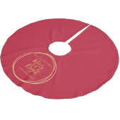 Kerstfeest rood goud kerstboom rok (Gekanteld)