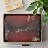 Kerstfeest Rood Rendier Winter Vakanties Tissuepapier (Geschenk)