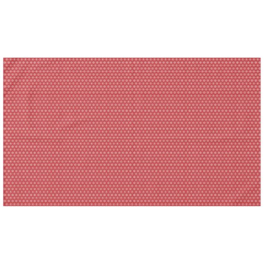 Kerstfeest Roodfeestdag Snowflake Elegant Patroon Tafelkleed (Voorkant (Horizontaal))