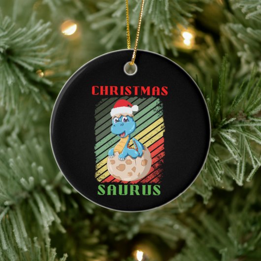KERSTFEEST SAURUS KERAMISCH ORNAMENT (Boom)
