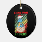 KERSTFEEST SAURUS KERAMISCH ORNAMENT (Links)