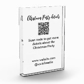 Kerstfeest Scan QR-code details website social med Fotoblokken (Links)