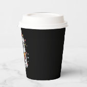 Kerstfeest Schattigee Ghost Santa Party kerstvakan Papieren Bekers (Links)