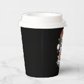 Kerstfeest Schattigee Ghost Santa Party kerstvakan Papieren Bekers (Rechts)