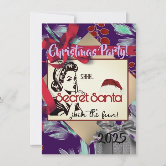 Kerstfeest secret santa (Voorkant)