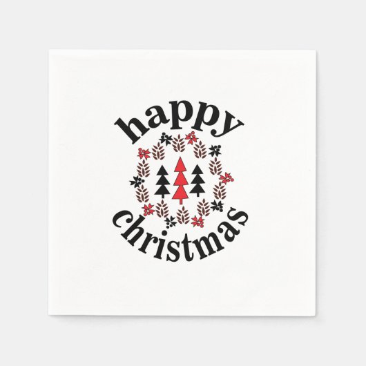 Kerstfeest Servet (Voorkant)