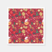 kerstfeest servet (Voorkant)