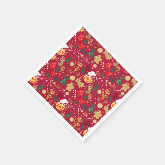 kerstfeest servet (Hoek)