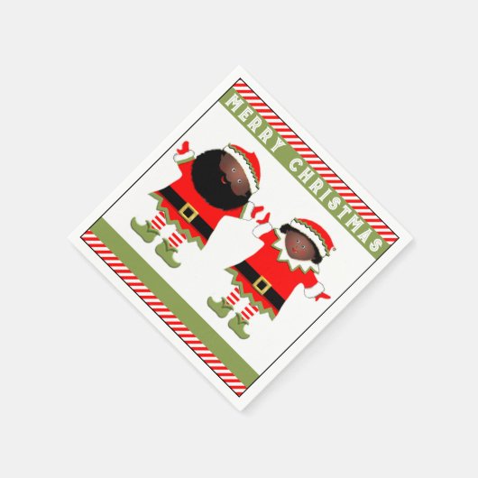 kerstfeest servet (Hoek)