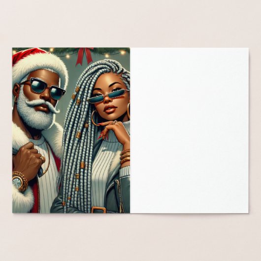 Kerstfeest Sint Folie Kaarten (Binnen)