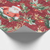 Kerstfeest Sinterklaas Cadeaupapier (Hoek)