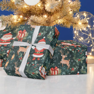 Kerstfeest Sinterklaas Cadeaupapier