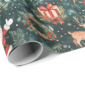 Kerstfeest Sinterklaas Cadeaupapier (Rol Hoek)