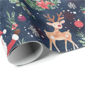 Kerstfeest Sinterklaas Cadeaupapier (Rol Hoek)