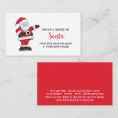 Kerstfeest - Sinterklaas - Drankje Ticket Informatiekaartje (Voorkant / Achterkant)