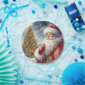 Kerstfeest  Sinterklaas Papier Bord (Feest)