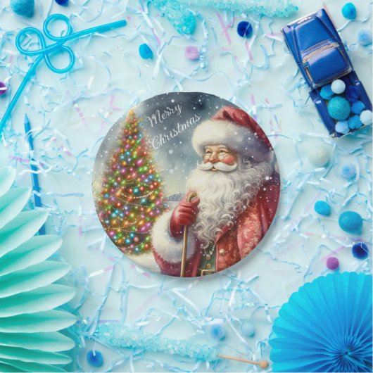 Kerstfeest  Sinterklaas Papier Bord (Feest)