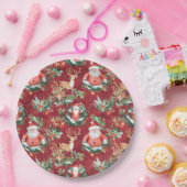 Kerstfeest Sinterklaas Papieren Bordje (Feest)