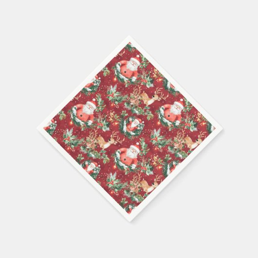 Kerstfeest Sinterklaas Servet (Hoek)