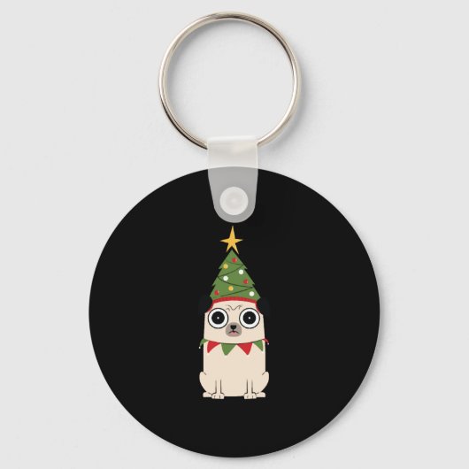 kerstfeest sleutelhanger (Voorkant)