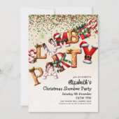 Kerstfeest Slumber Verjaardag Kaart (Voorkant)