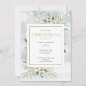 Kerstfeest Snowflakes Holiday Kaart (Voorkant)