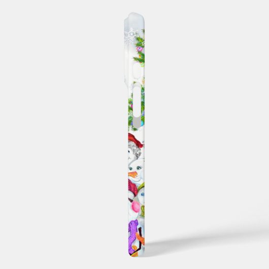 Kerstfeest Snowmans Case-Mate iPhone Case (Achterkant / Links)
