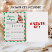 Kerstfeest Spelletjes Scattegories Game Feestdagenkaart