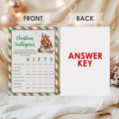 Kerstfeest Spelletjes Scattegories Game Feestdagenkaart