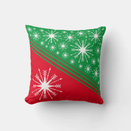 kerstfeest | Splitst Snowflakes Kussen