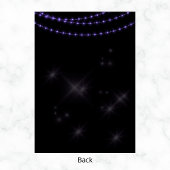 Kerstfeest sprankelende bomen | Sneeuwvlokken Ster Kaart