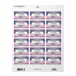 kerstfeest Ster van Bethlehem Etiket