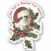  kerstfeest sticker (Voorkant)