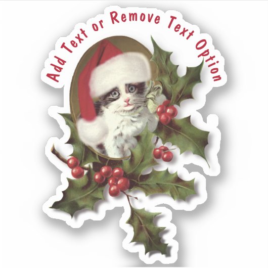  kerstfeest sticker (Voorkant)