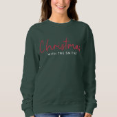 Kerstfeest | Stijlvol Trendy Forest Green Trui