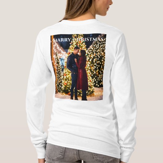 kerstfeest t-shirt (Achterkant)