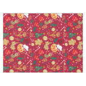 kerstfeest tafelkleed (Voorkant (Horizontaal))