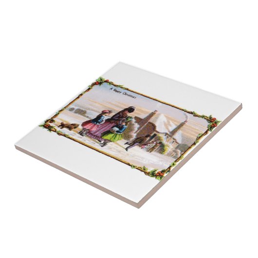 Kerstfeest Tegeltje (Zijkant)