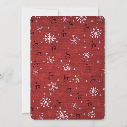 Kerstfeest Tekst uitnodiging op telefoon (Achterkant)