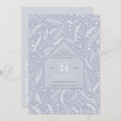 Kerstfeest thuis kaart (Voorkant / Achterkant)