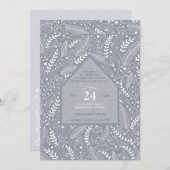 Kerstfeest thuis kaart (Voorkant / Achterkant)