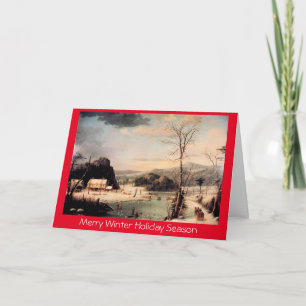 Kerstfeest, traditionele kerstfeestdagen nieuwjaar feestdagen kaart