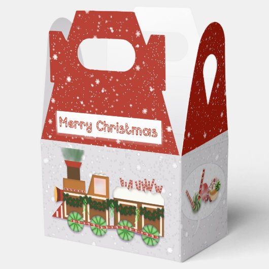 Kerstfeest traktatie bedankdoosjes (Geopend)